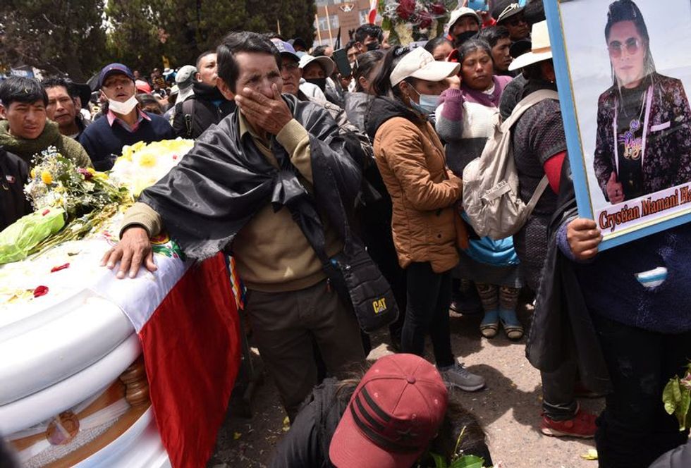 Peru families mourn protest dead after worst violence in decades