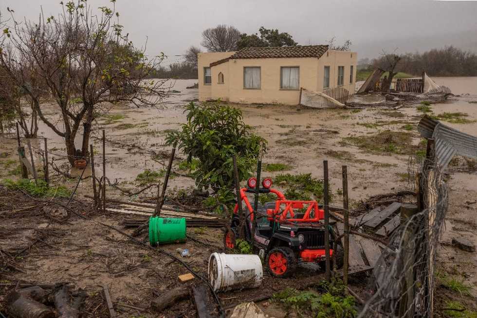 Biden declares disaster as California takes another storm-pounding