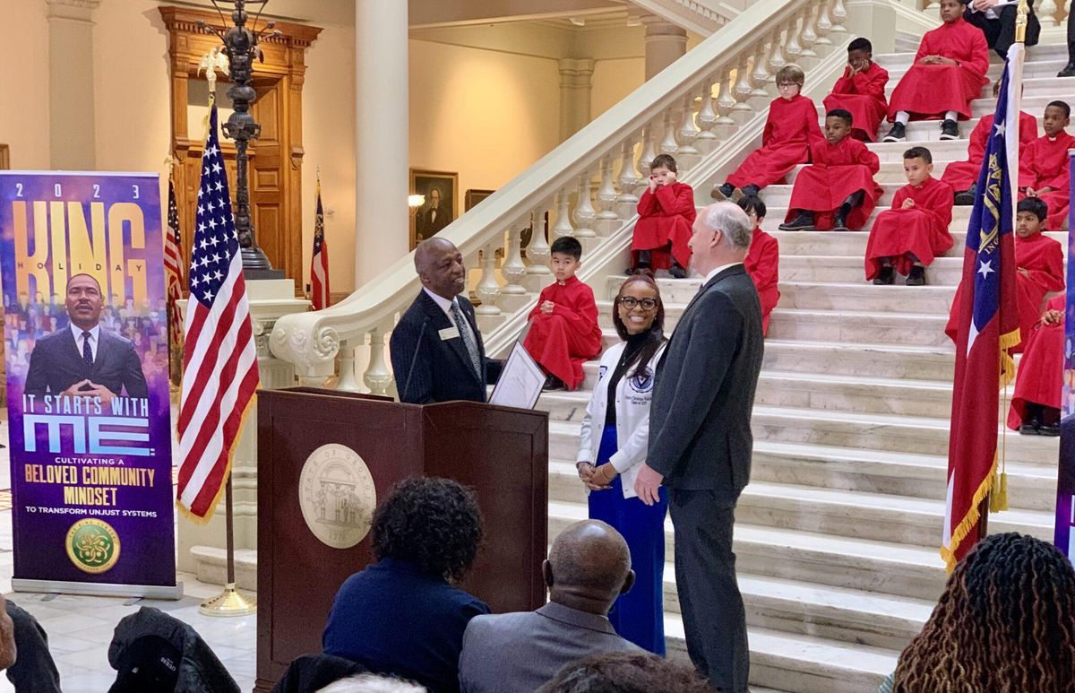 Biden speaks of redeeming America’s soul during visit to Martin Luther King’s hometown church