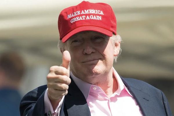 Philadelphians greet Trump with 'Your Nominee Is A Convicted Felon' billboard before rally