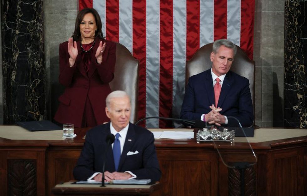 Biden declares 'unanimity' after Republicans boo idea of Social Security cuts