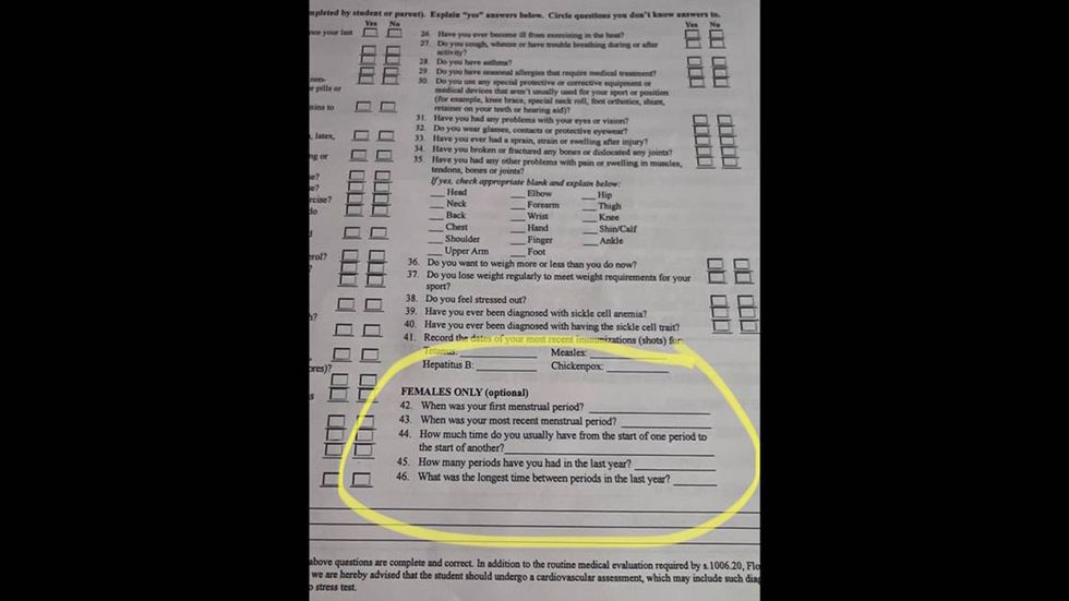 Doctors raise concerns over Florida possibly requiring student athletes’ menstrual information