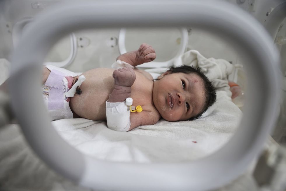 'Miracle baby' still being cared for in hospital in northern Syria