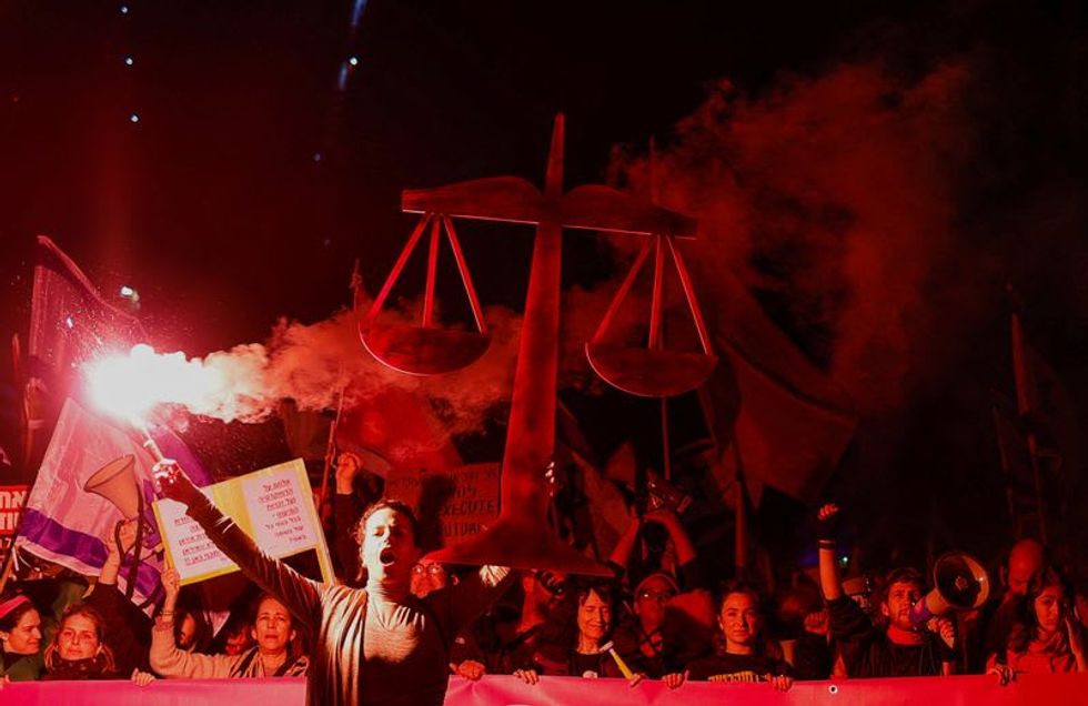 Tens of thousands take to streets of Israel opposing proposed judicial overhaul