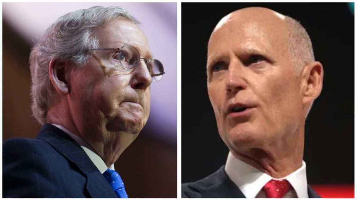 Mitch McConnell's feud with Rick Scott shows no signs of cooling: report
