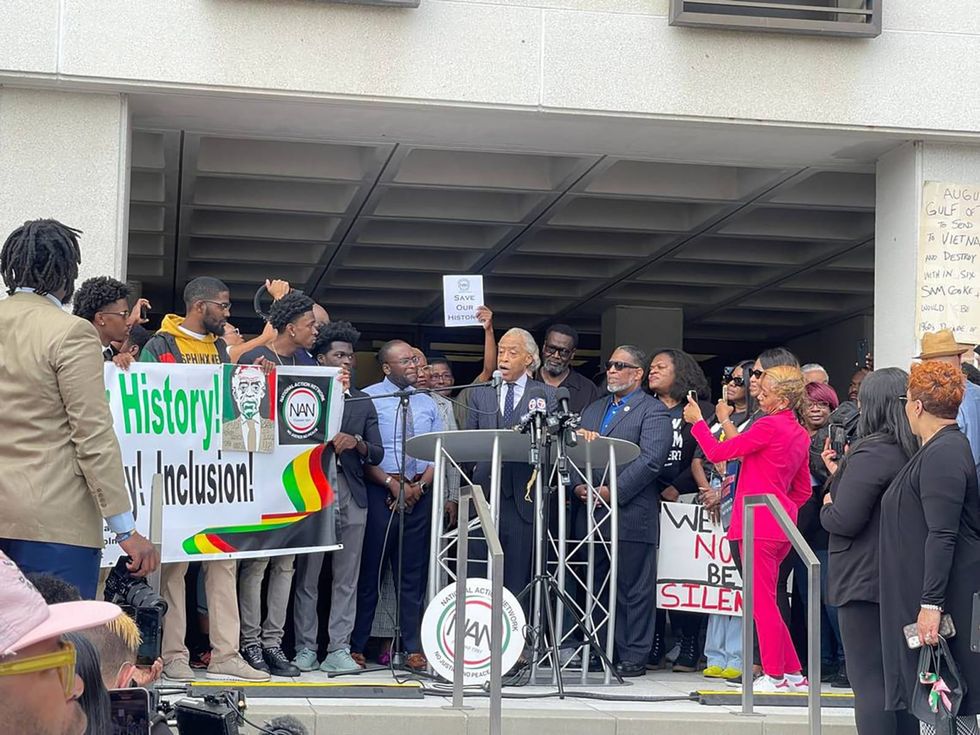 The Rev. Al Sharpton leads Tallahassee protest against Gov. DeSantis’ policies on race