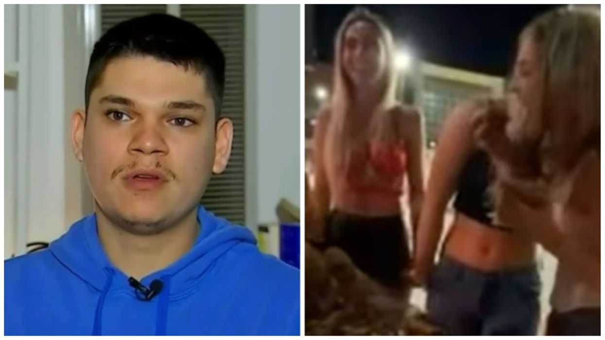 ‘Angry and drunk and ready to start something’: White women caught on video harassing Latino street vendor