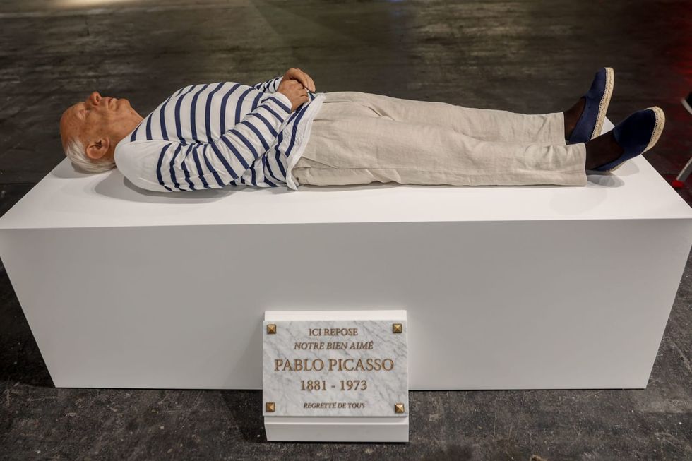 Picasso 'corpse' causes a stir at the start of Madrid art fair