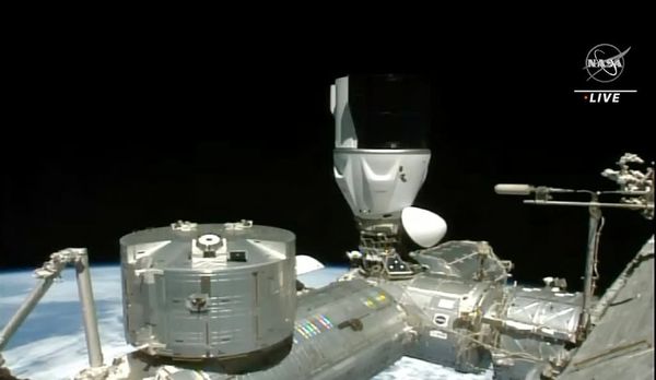 SpaceX Dragon crew enter International Space Station