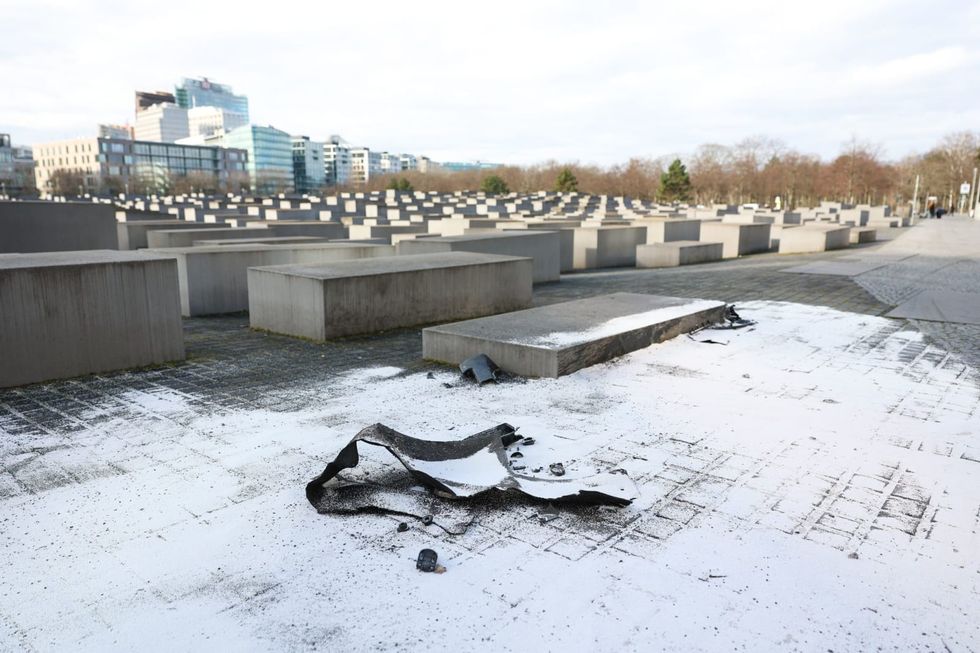 Car crashes into Berlin's Holocaust Memorial and flees from police
