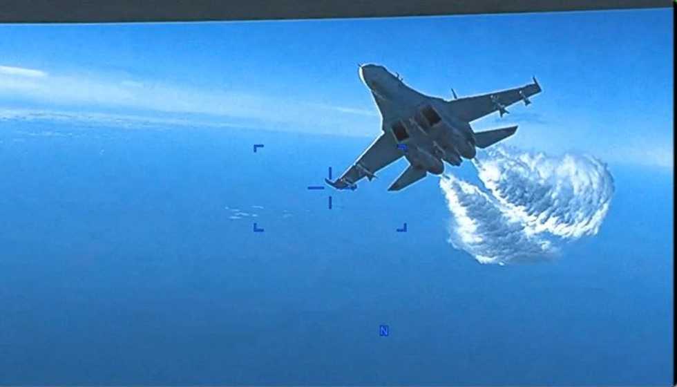 Pentagon releases de-classified video of Black Sea drone incident