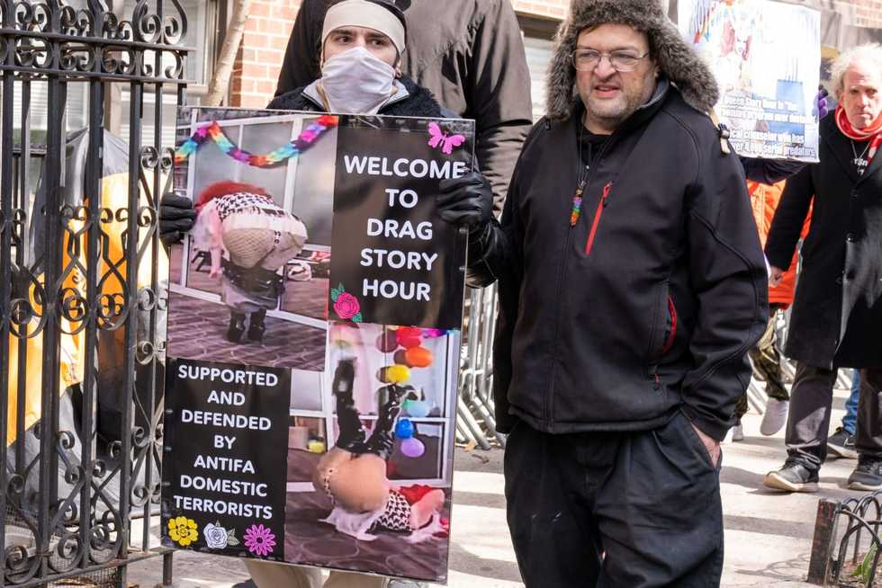 Protesters clash outside NYC drag story hour hosted by Attorney General Letitia James, one arrested