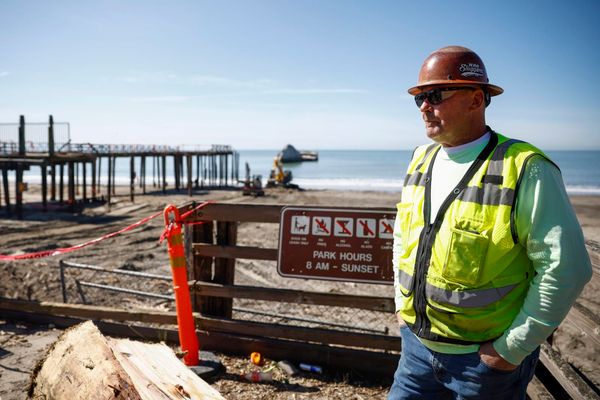 Crews demolish historic Monterey Bay pier, in danger of collapse after January storm damage