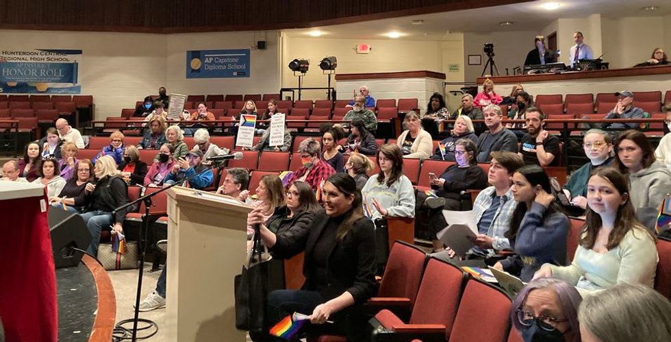 Dozens attend meeting to condemn transphobic tweets allegedly made by N.J. school board member
