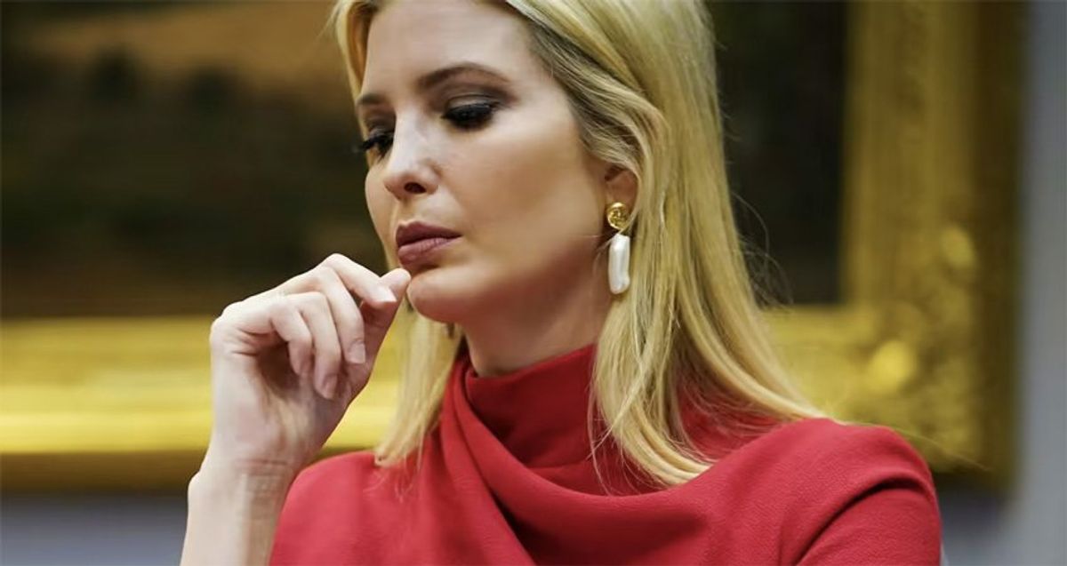 'Nepotism was never supposed to be this hard': Ivanka buried for vanishing after Trump indictment