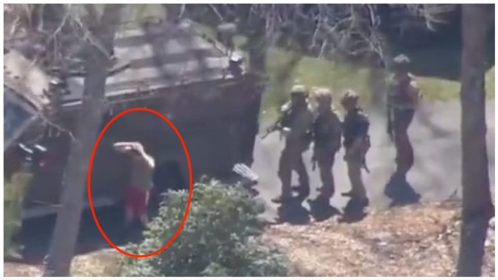 Video captures alleged Pentagon leaker Jack Teixeira being taken into custody