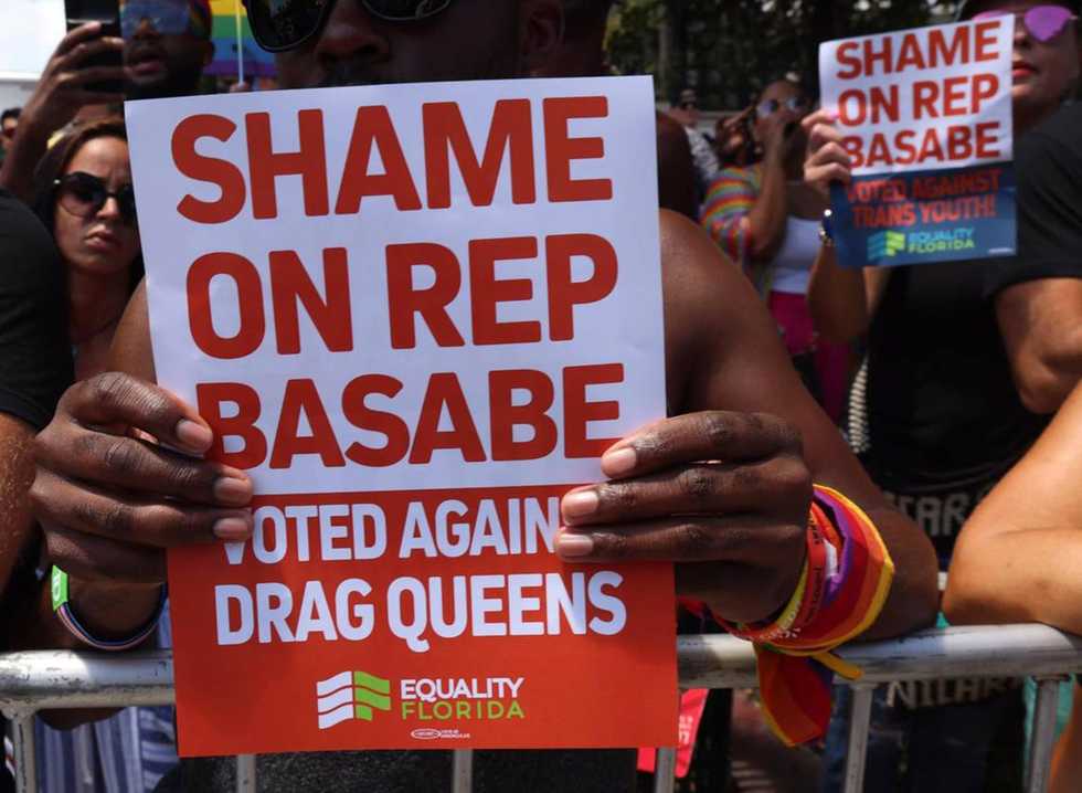 ‘Not a crime’: Miami Beach's LGBTQ+ community takes on Republican homophobes at Pride events