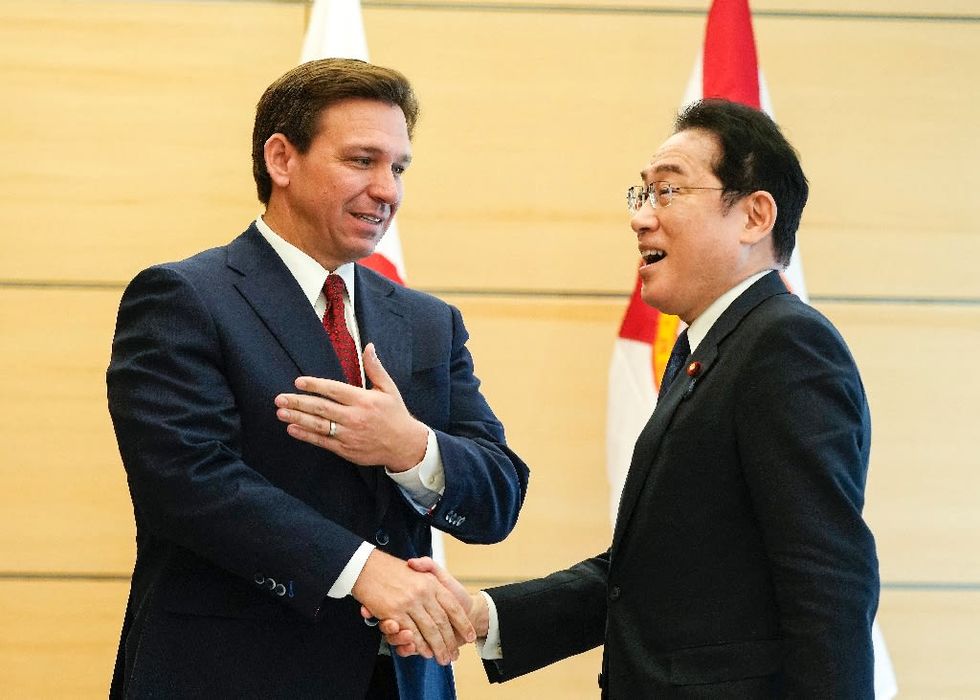 U.S. presidential prospect Ron DeSantis kicks off tour in Japan
