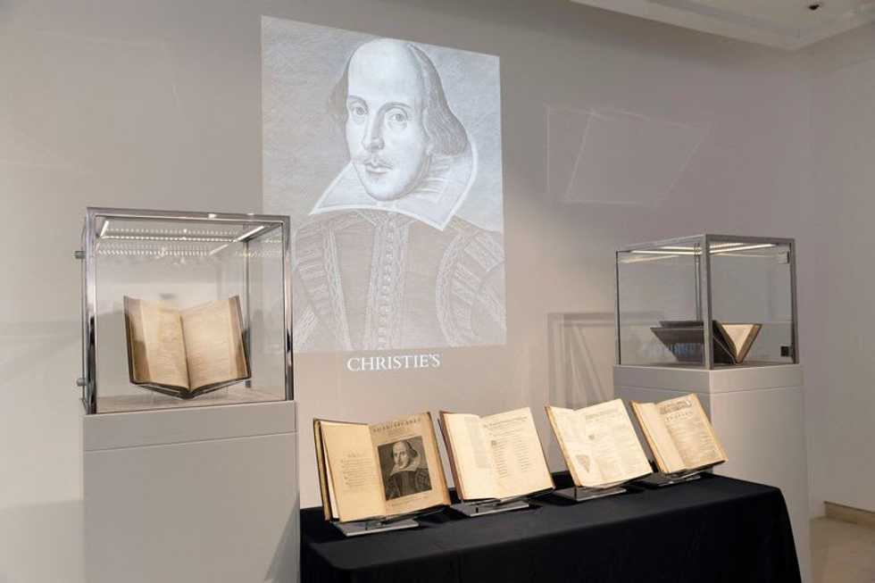 Rare outing for six Shakespeare’s First Folio copies in London