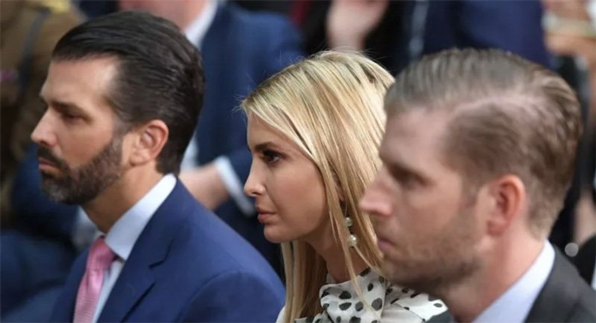 Ivanka Trump splits from Don Jr. and Eric as $250 million fraud trial looms