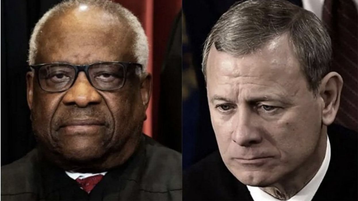 'Pathetic' John Roberts scorched for 'nonsensical' excuses to avoid answering for Clarence Thomas