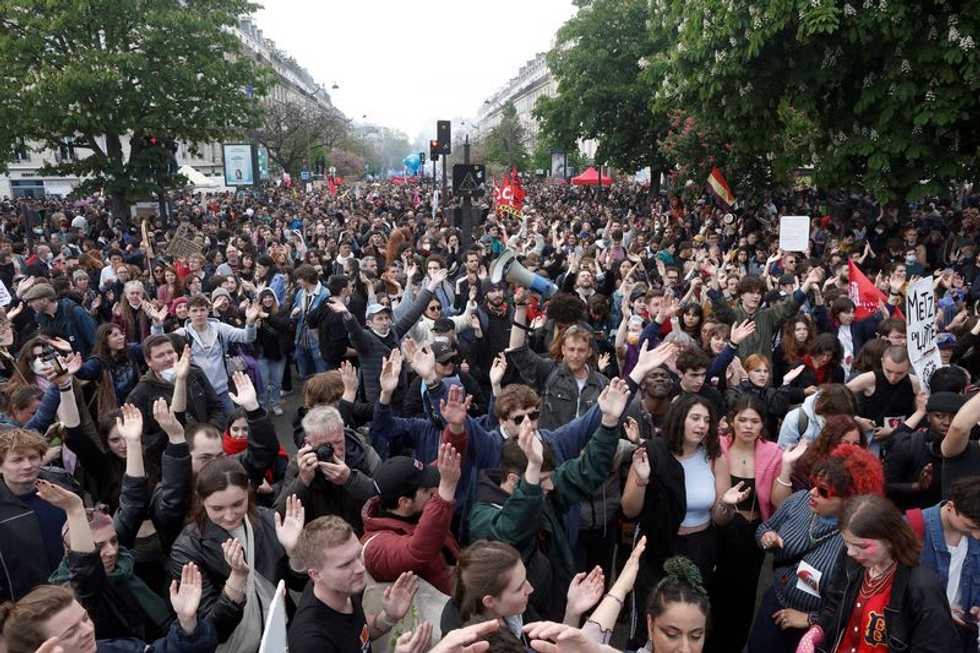 French unions plan June 6 protests against Macron and his pension law