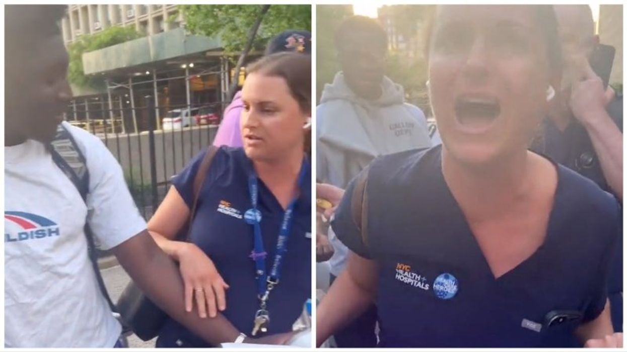 Woman accused of weaponizing 'white woman tears' after viral video shows scuffle with Black man over Citibike