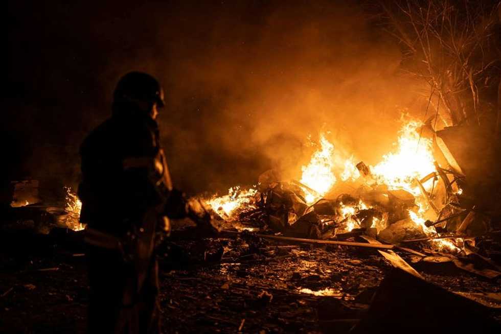 Russia launches heavy air raid on Kyiv, Ukraine says all missiles shot down