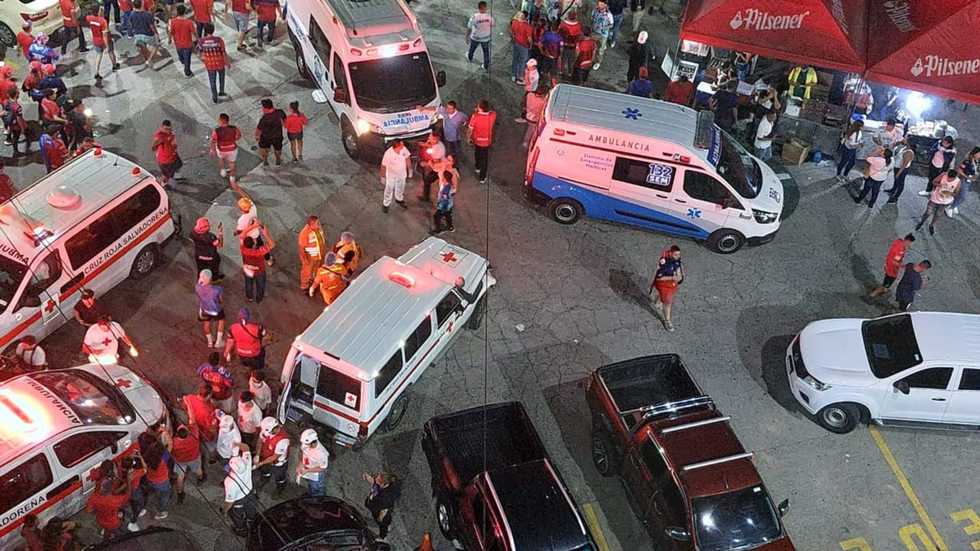 12 dead, 100 injured in stampede at San Salvador football stadium
