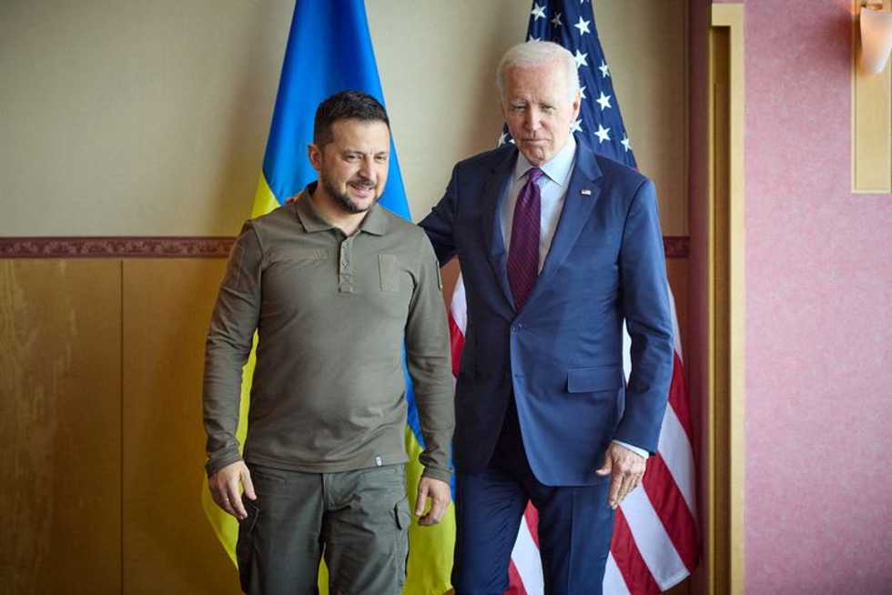 Biden: Zelenskiy has promised Ukraine won't use F-16 planes to go into Russia