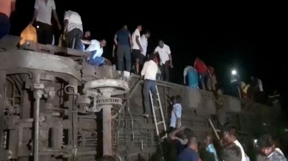 Indian train crash death toll jumps to 233, 900 injured