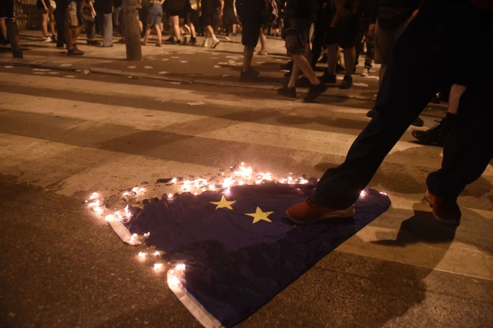 Protesters in Greece say EU's migrant policy is 'killing people'