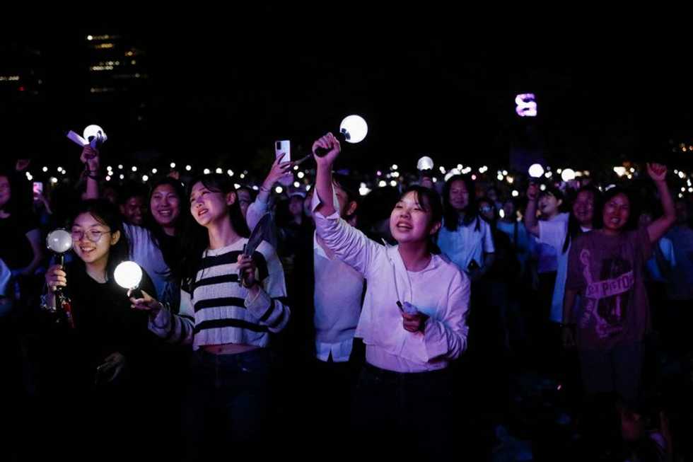 Seoul hosts large crowds as BTS fans celebrate 10-year anniversary