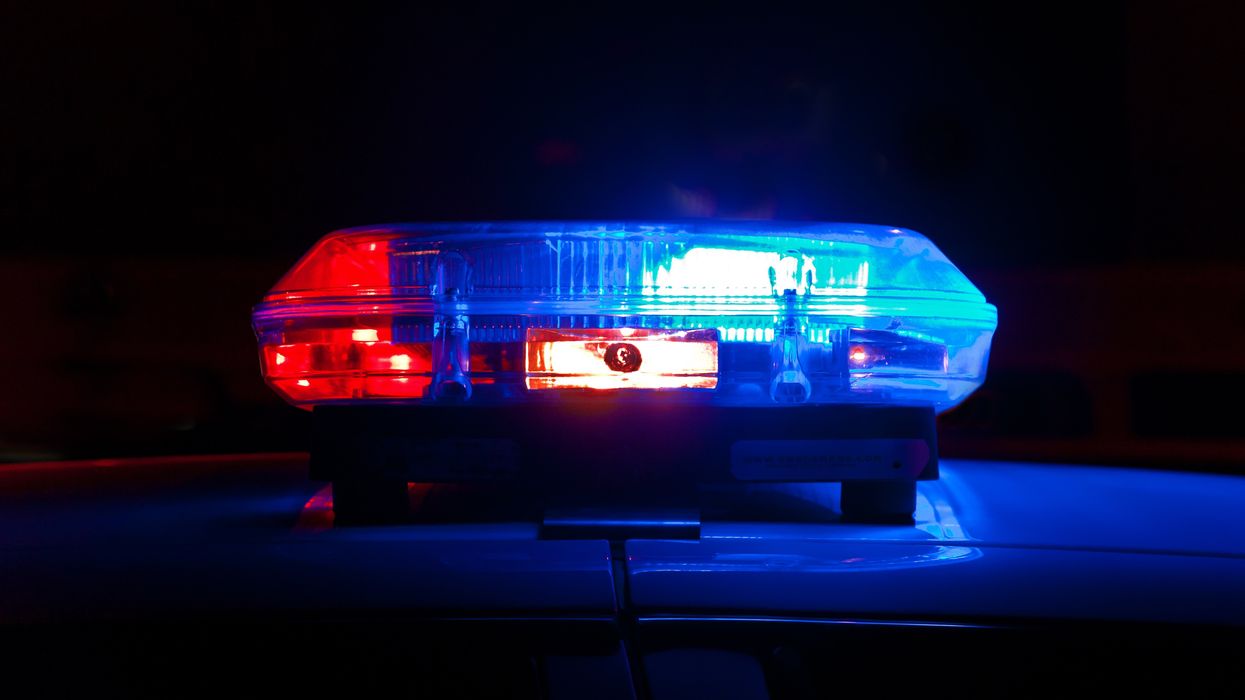 Watch: Man crashes car into police station while blaring 'Welcome to the Jungle'