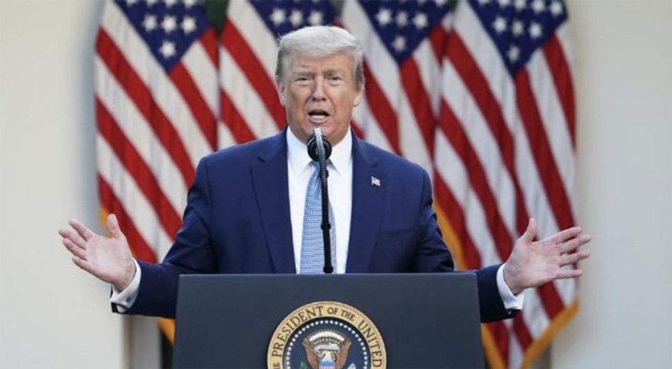 Trump uses July 4th message to claim country faces 'our last great chance!'