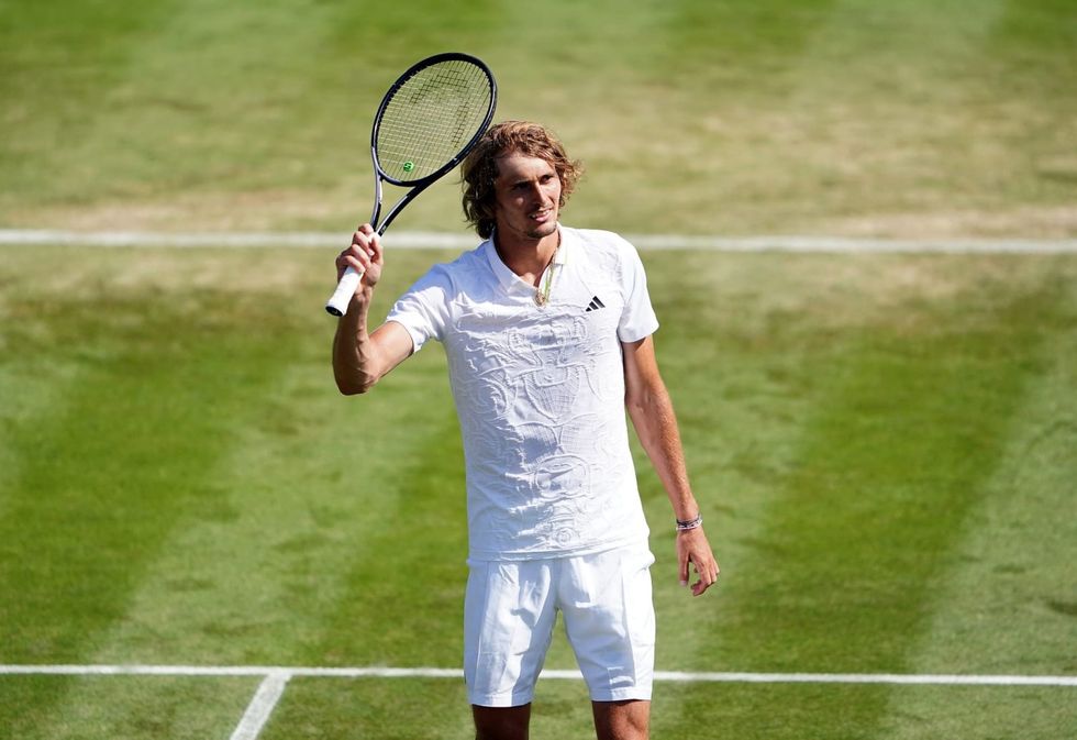 Olympic champion Zverev reaches third round at Wimbledon