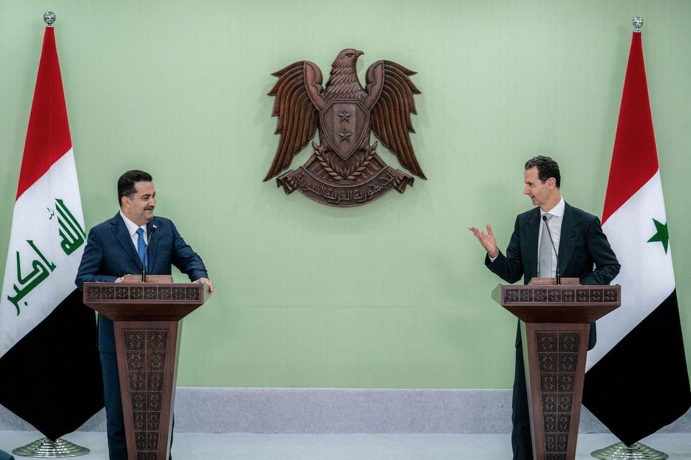 Iraqi premier makes rare visit to Syria amid Arab normalization