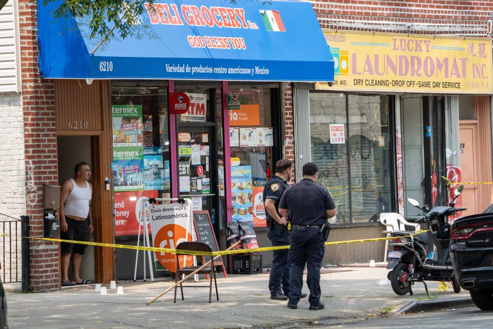 Boy, 15, dies after being shot in back on Brooklyn street by masked gunman