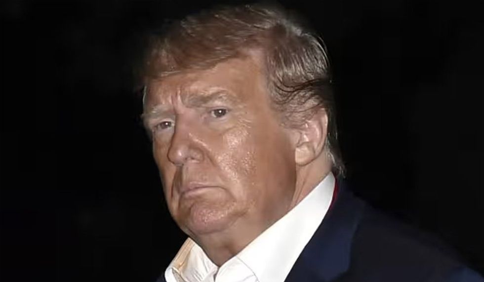 'Like a dirty old shoe': Internet laughs at Trump's apparent makeup job gone wrong