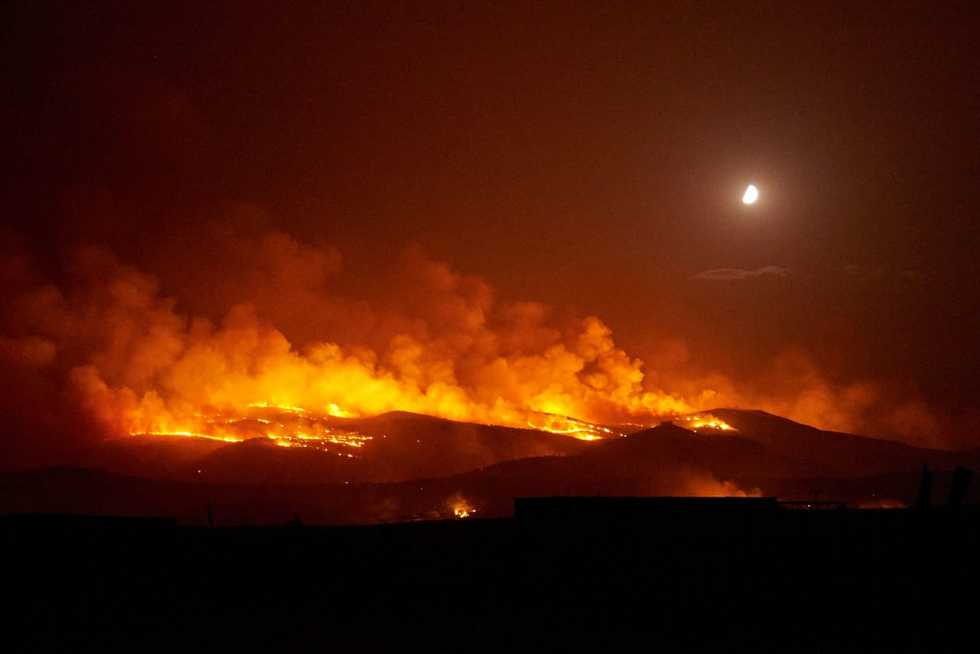 Large explosions as Greek forest fires strike army ammunition depot