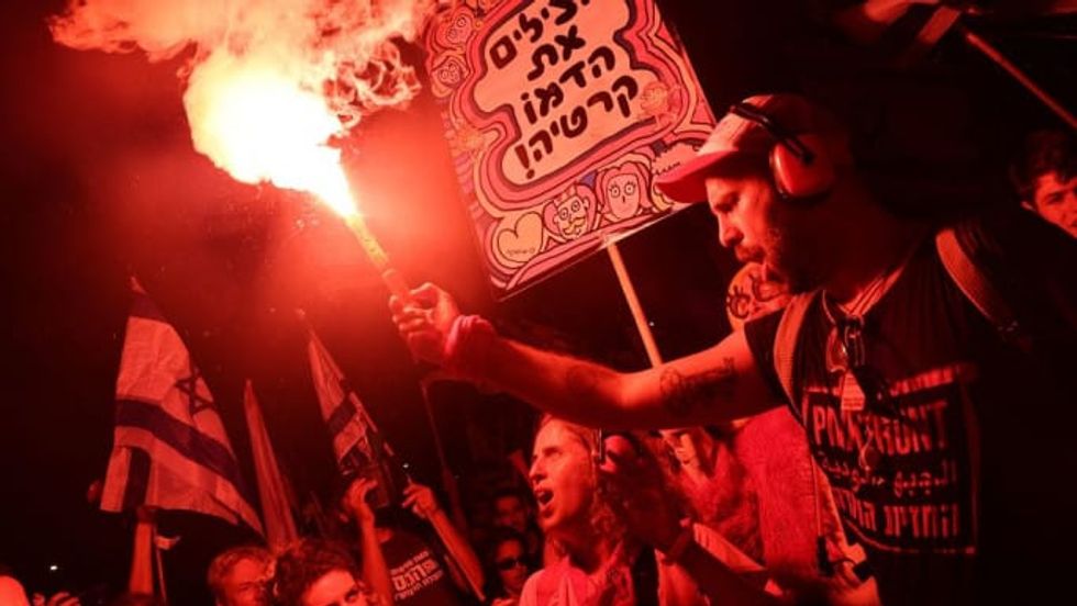 Israelis back on streets to protest judicial overhaul vote
