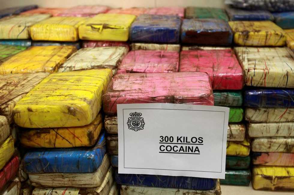 Police off north Spain intercept boat carrying two tons of cocaine
