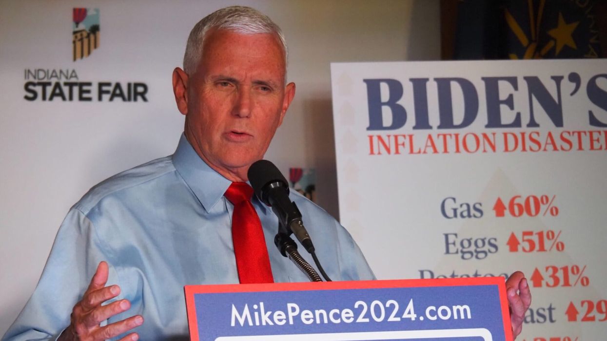 Pence rails against Trump and his 'crackpot lawyers' at Indiana State Fair campaign stop