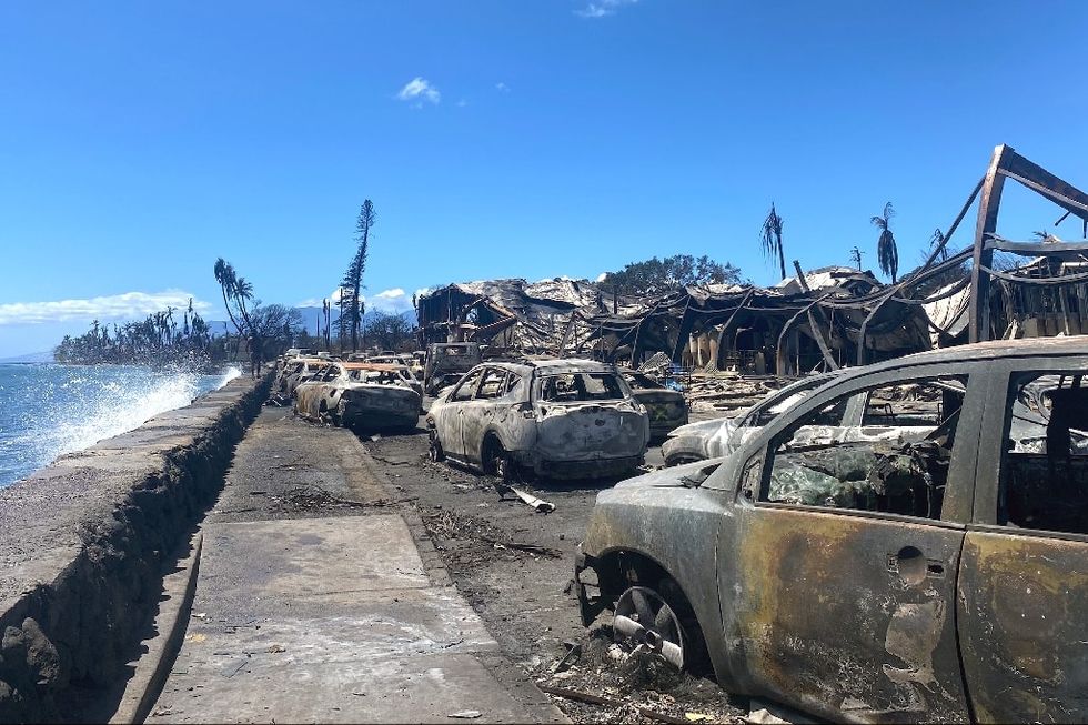 'It's gone': stunned residents find nothing but ashes in Hawaii wildfire town
