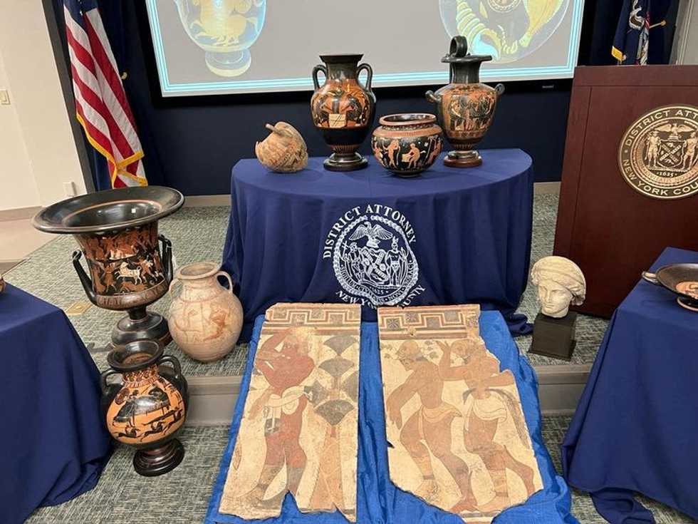 Italy repatriates looted ancient artifacts from the U.S.