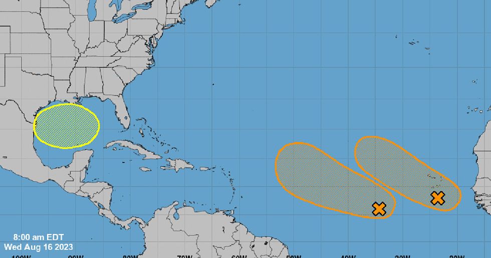 Odds up for 2 Atlantic systems as hurricane center also eyes potential Gulf of Mexico storm