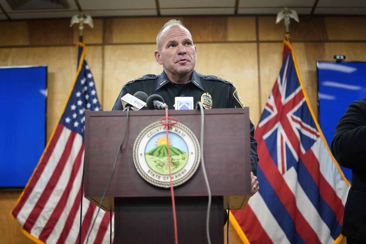 Maui police chief: Some fire victims may never be found