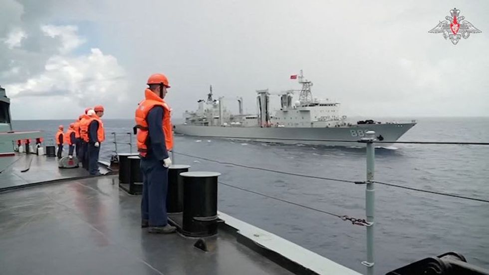 Russian ships return from joint Pacific patrolling with Chinese ships