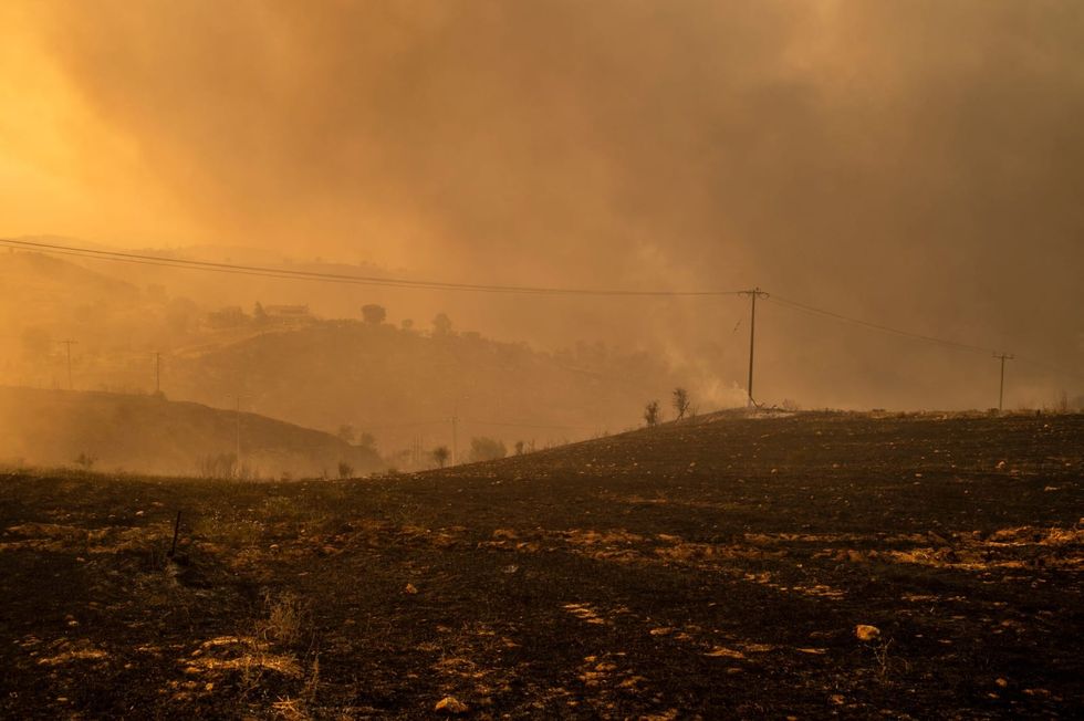 Forest fires in Greece continue to burn out of control