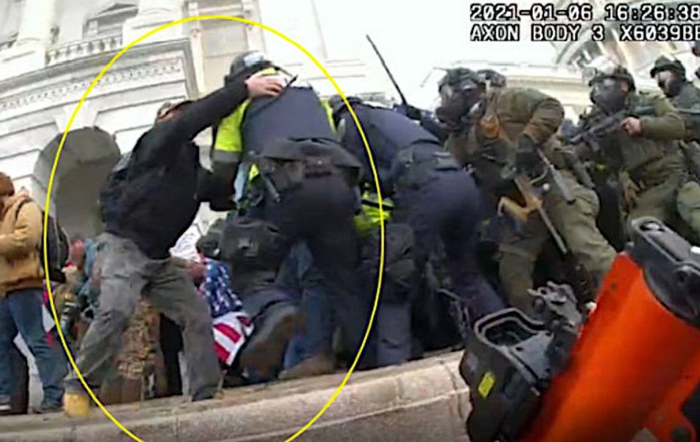 Jersey Shore man sentenced to prison for shoving police officer during Jan. 6 riot